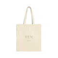 Canvas Tote Bag — Minimal 'HEM' Logo Cotton Shopper